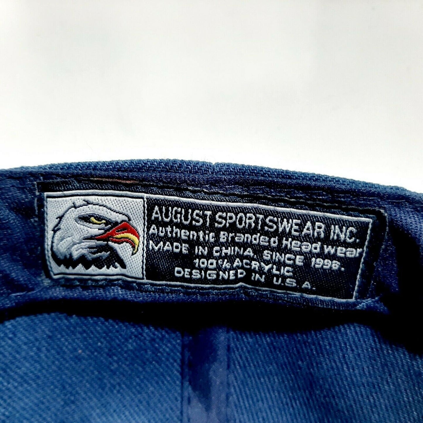 US Navy Shellback Men's Ball Cap Hat Blue Embroidered Acrylic