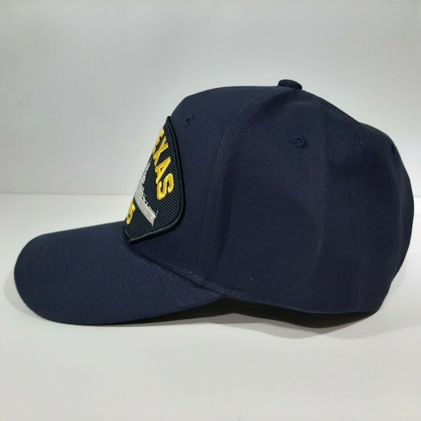 U.S. Navy USS Texas BB-35 Men's Cap Hat Navy Blue Embroidered Adjustable Blue