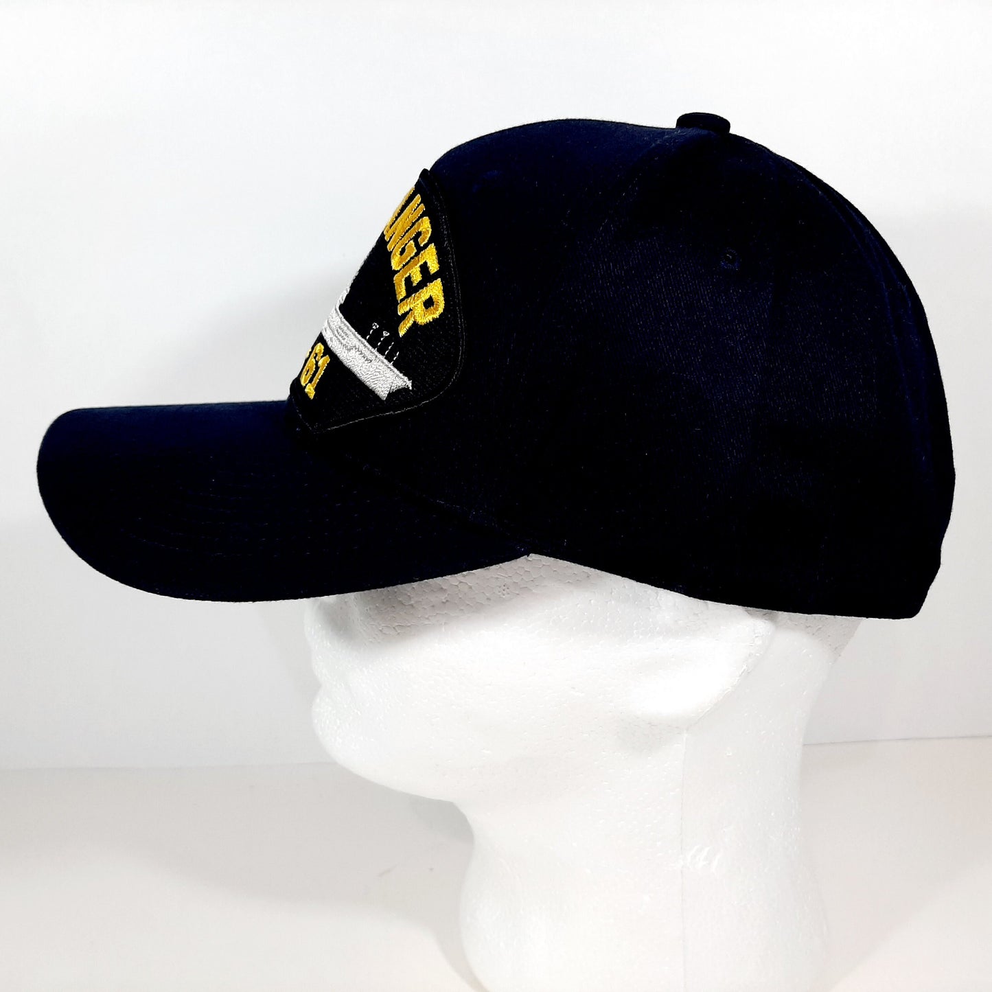 US Navy USS Ranger CV-61 Men's Patch Cap Hat Navy Blue Strapback