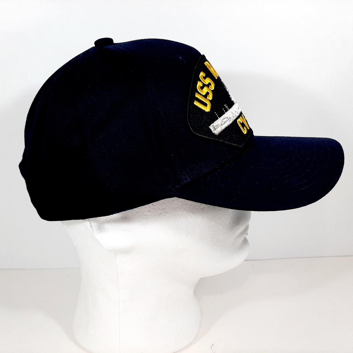 US Navy USS Ranger CV-61 Men's Patch Cap Hat Navy Blue Strapback