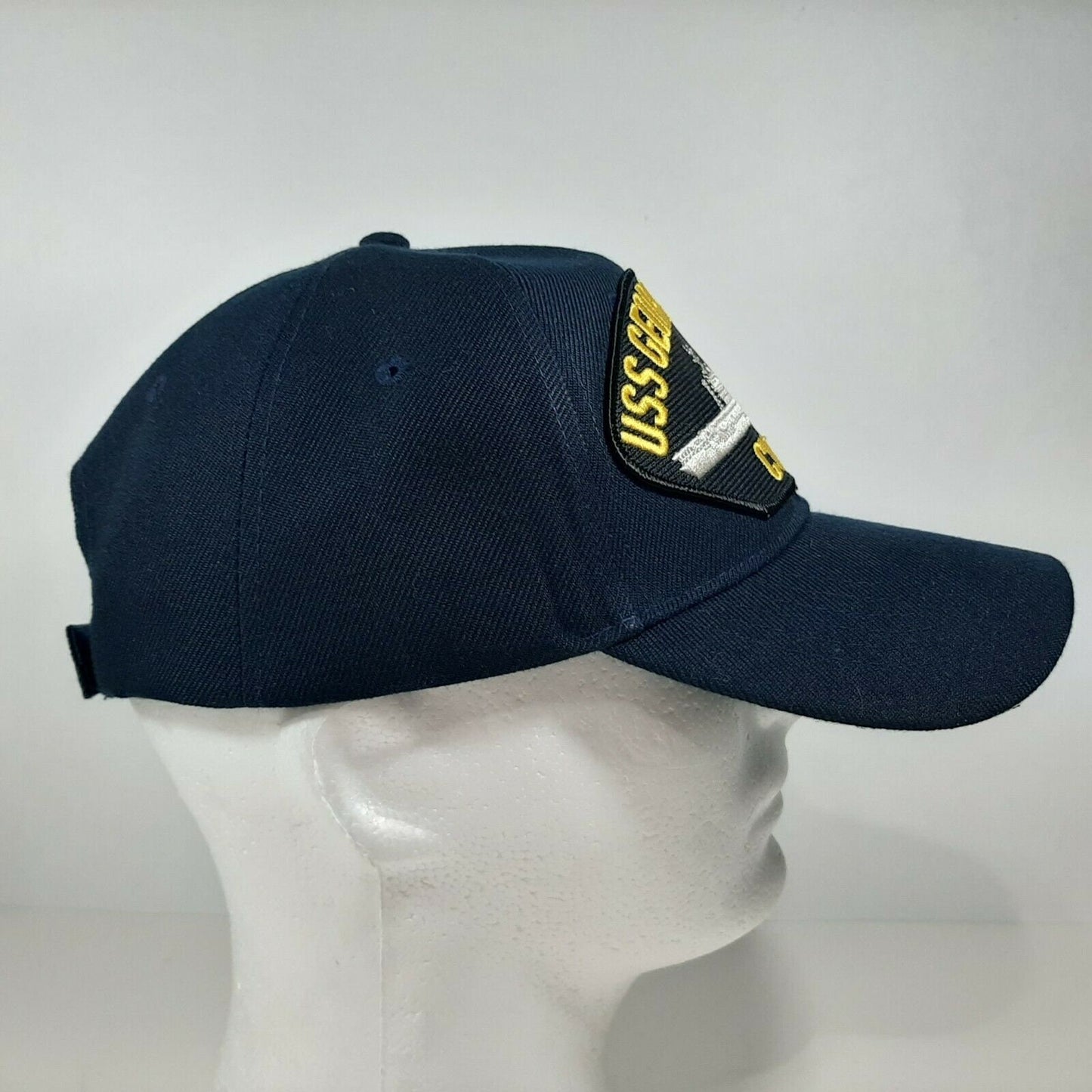 US Navy USS George H.W. Bush CVN-77 Men's Cap Patch Hat Navy Blue Acrylic