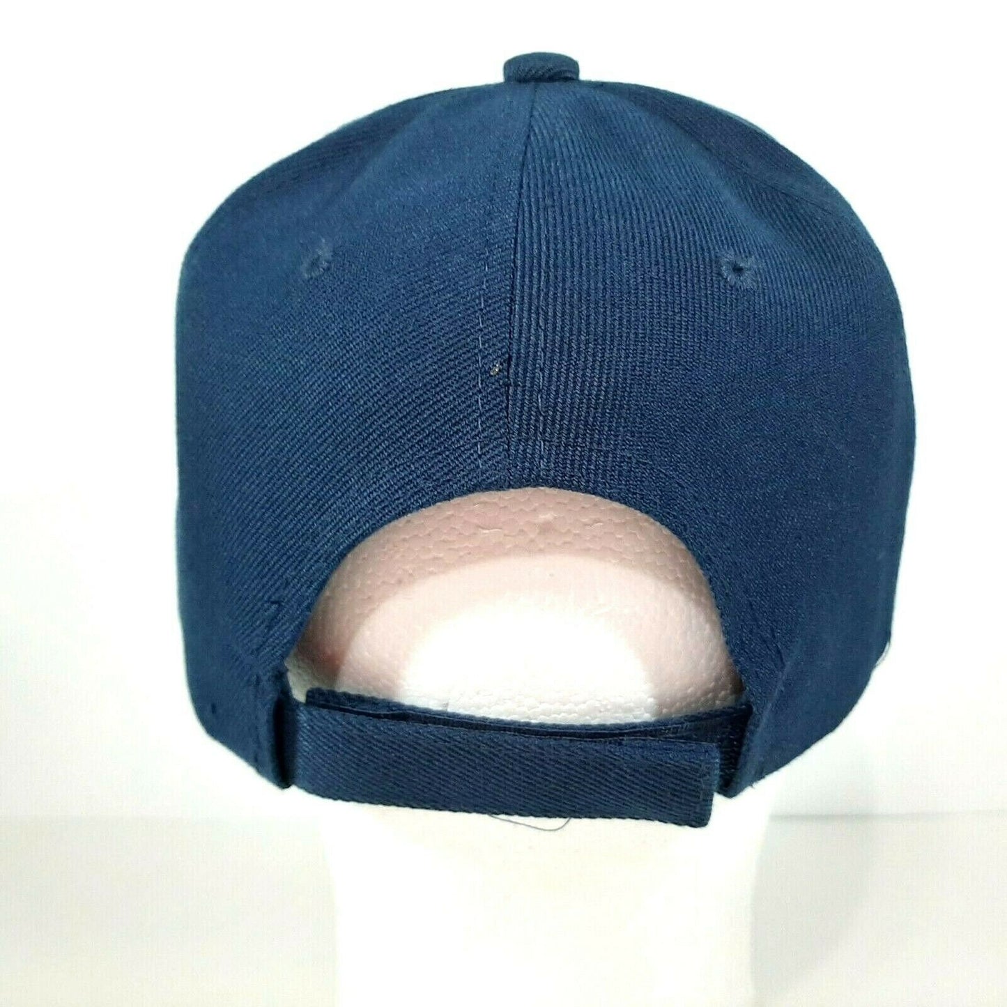 US Navy USS Wisconsin BB-64 Men's Pat's Cap Patch Hat Navy Blue Acrylic