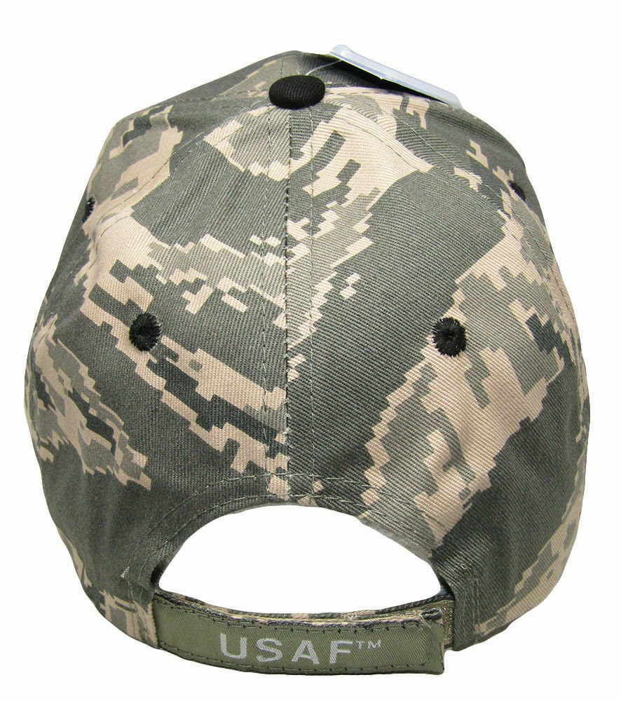 Air Force Baseball Cap ACU Camouflage USAF Wings Embroidered Cap Camo Acrylic