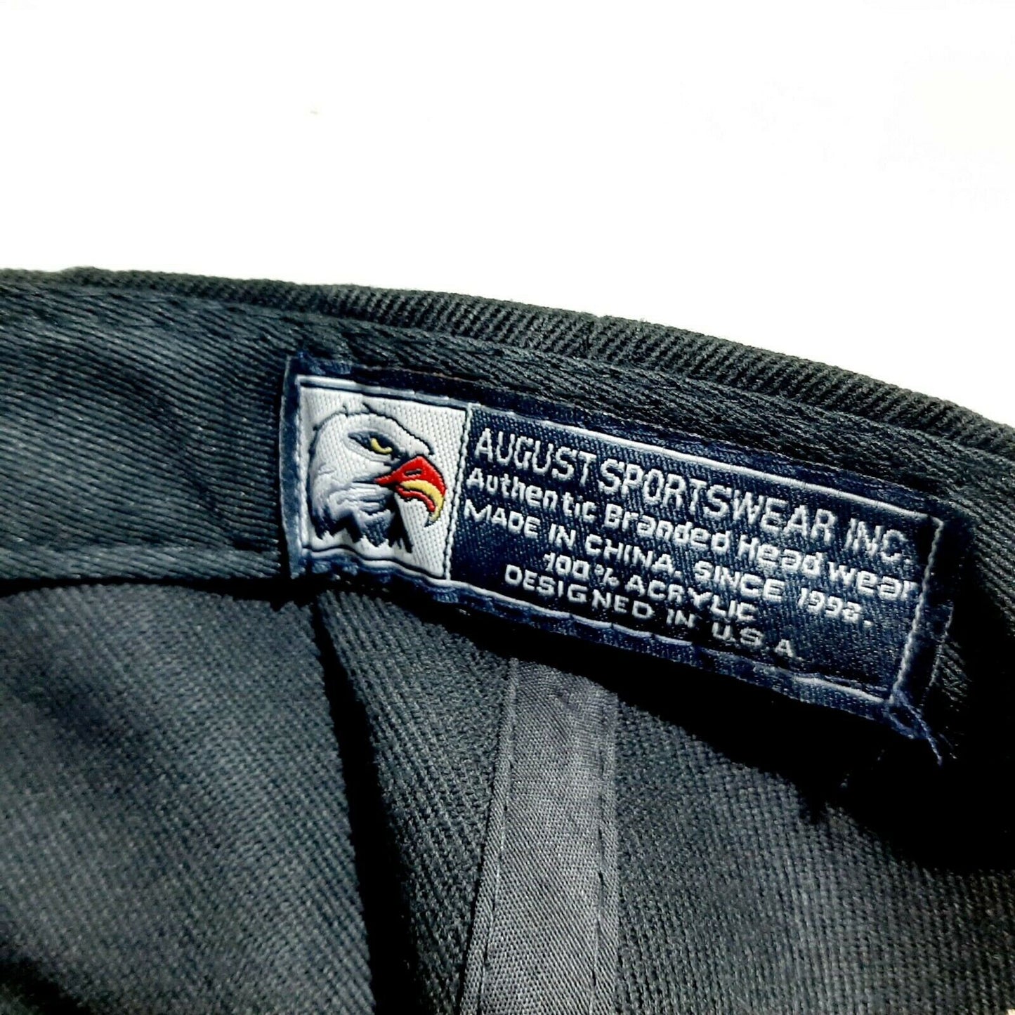 US Army 9th Infantry Division Men's Ball Cap Hat Black Embroidered Acrylic