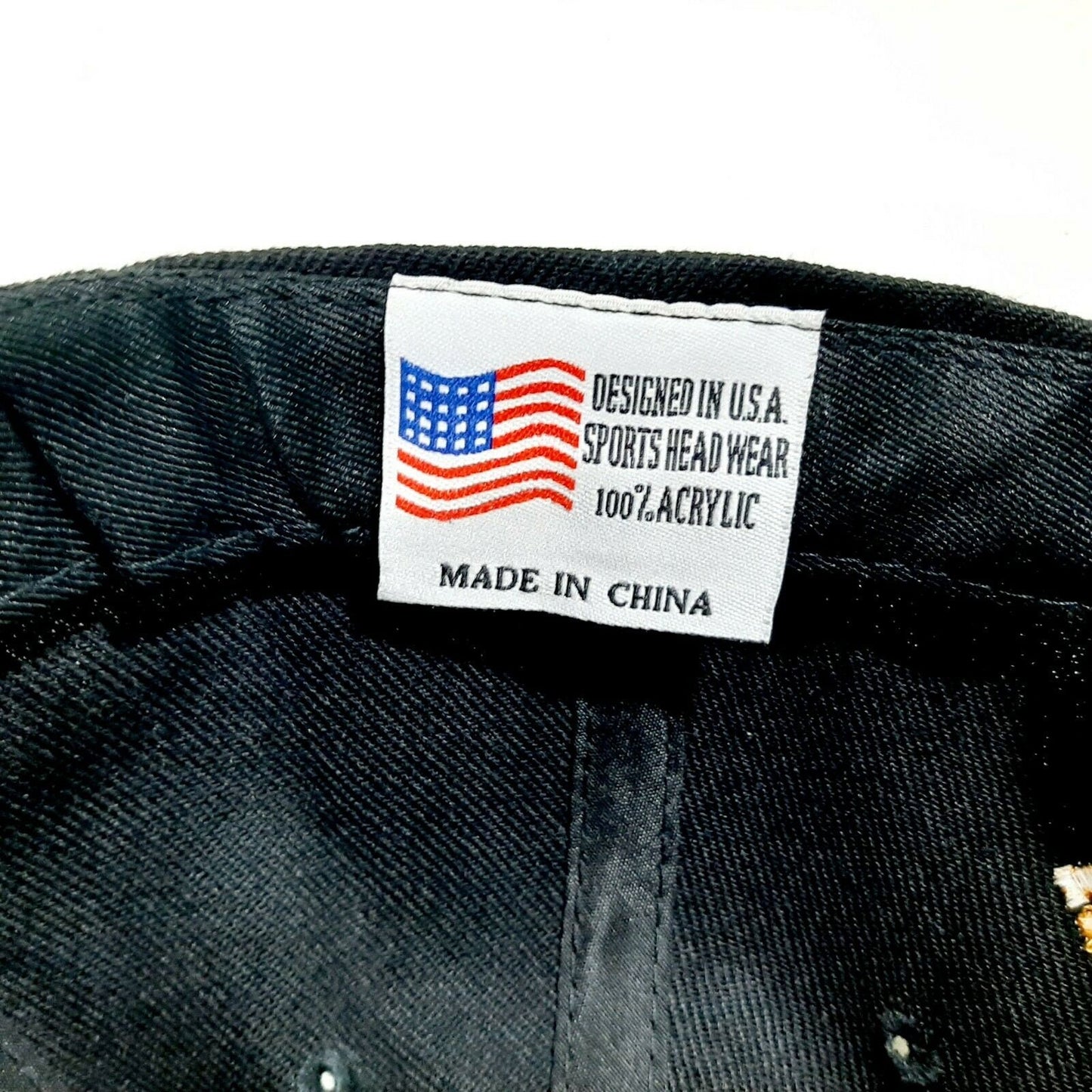 US Army Corporal Men's Ball Cap Hat Black Embroidered Acrylic