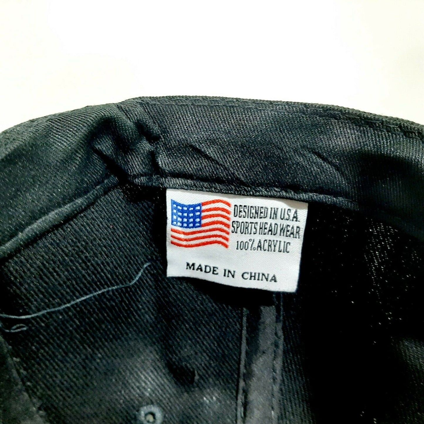 6th Marine Division Men's Ball Cap Hat Black Embroidered Acrylic