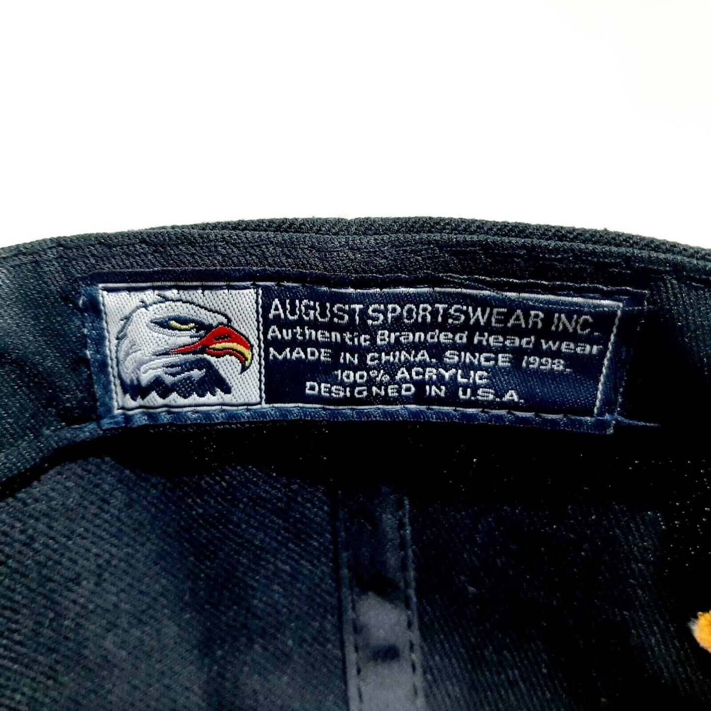 US Army 8th Infantry Division Golden Arrow Men's Hat Cap Black Acrylic