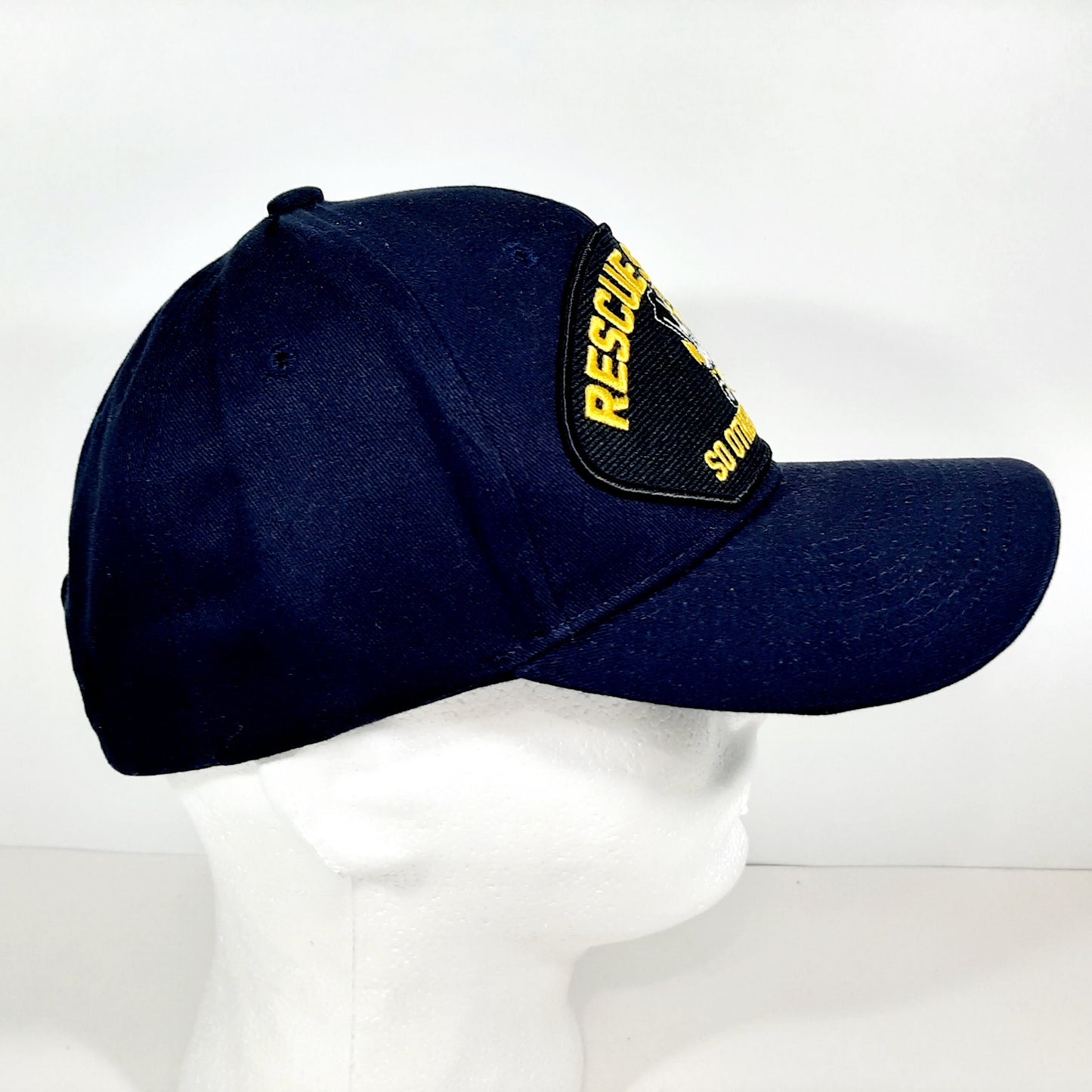 US Navy Rescue Swimmer So Others May Live Mens Embroidered Patch Hat Cap Blue