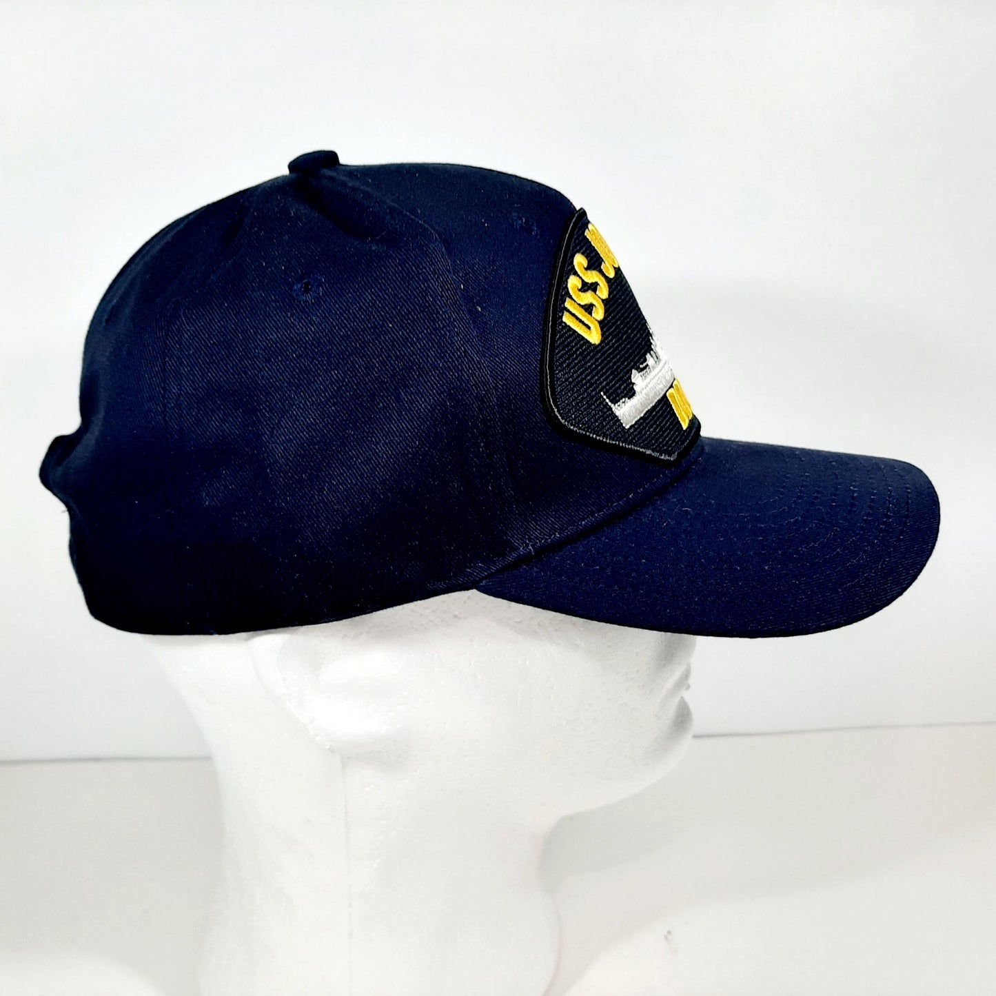 USS John King DDG-3 Patch Hat Baseball Cap Adjustable Navy Blue