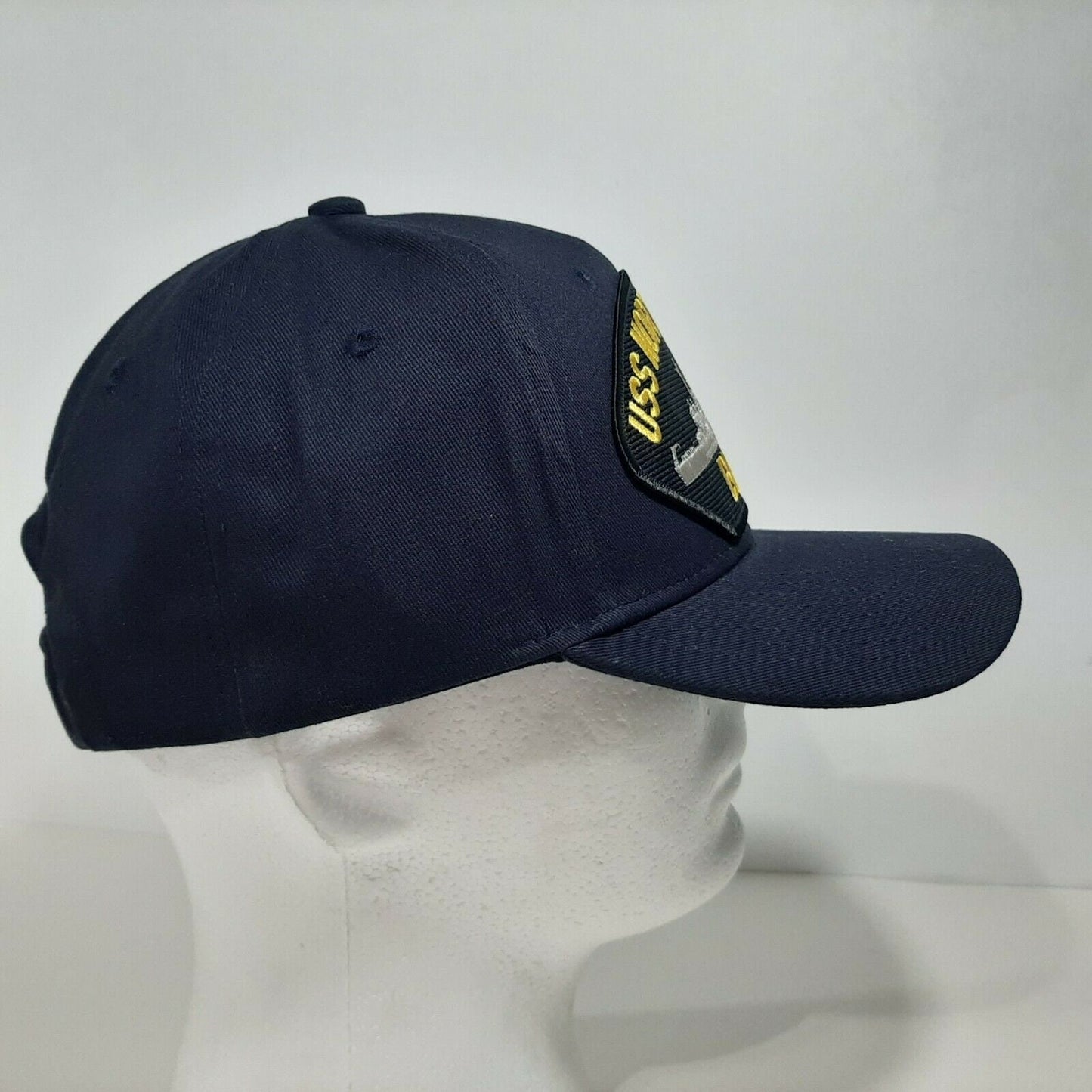 USS North Carolina BB-55 Patch Hat Baseball Cap Adjustable Navy Blue Acrylic
