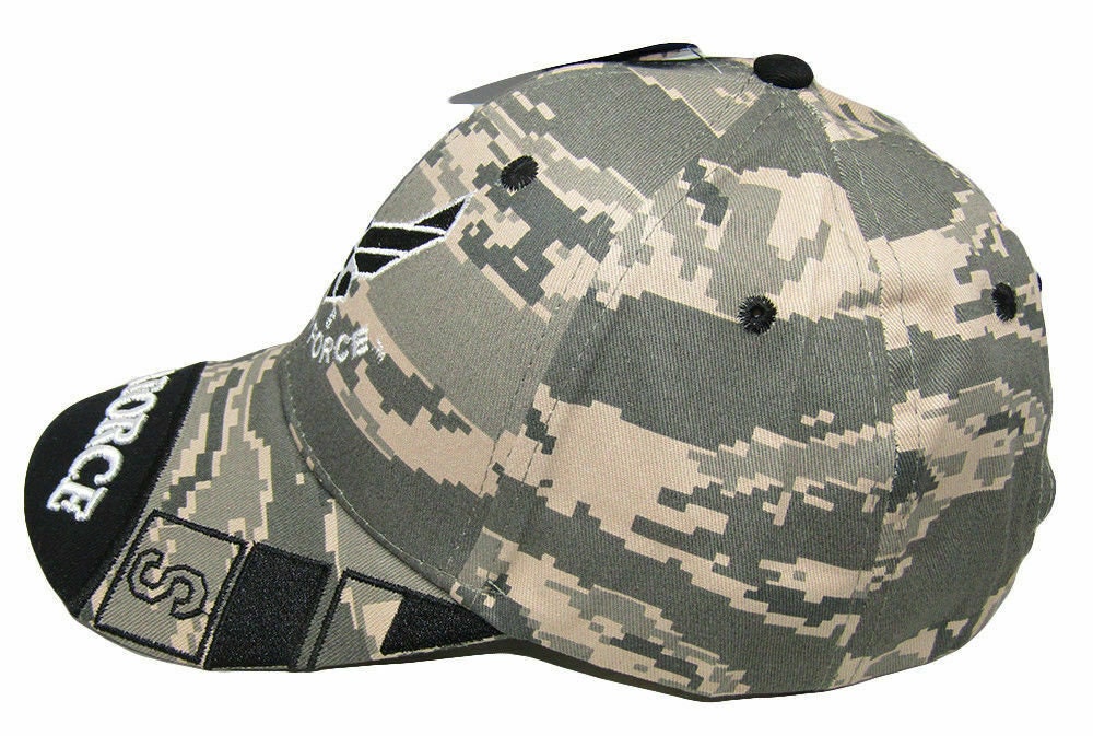 Air Force Baseball Cap ACU Camouflage USAF Wings Embroidered Cap Camo Acrylic