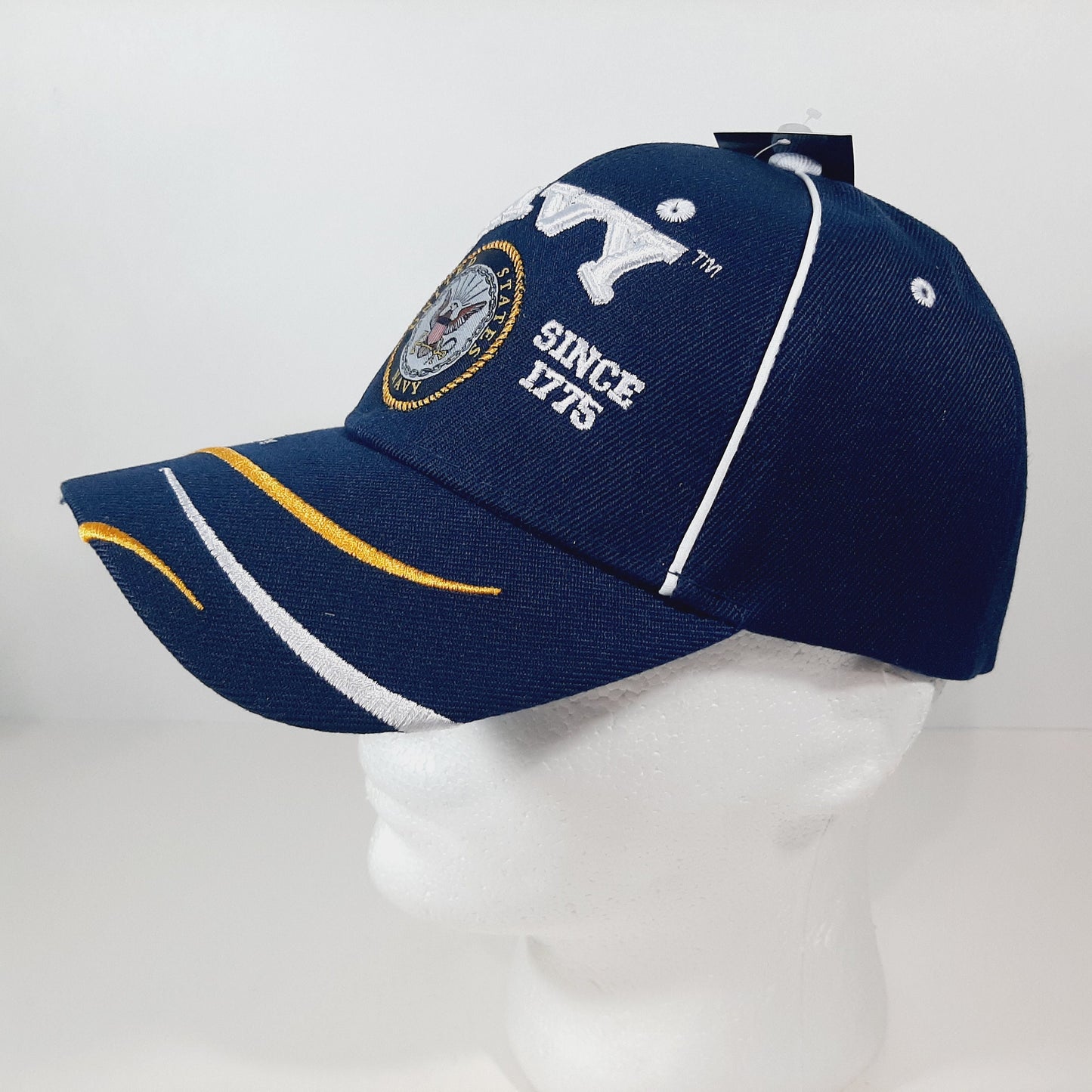 U.S. Navy Hat With Seal Defending Freedom Military Adjustable Blue Cap Fast Ship