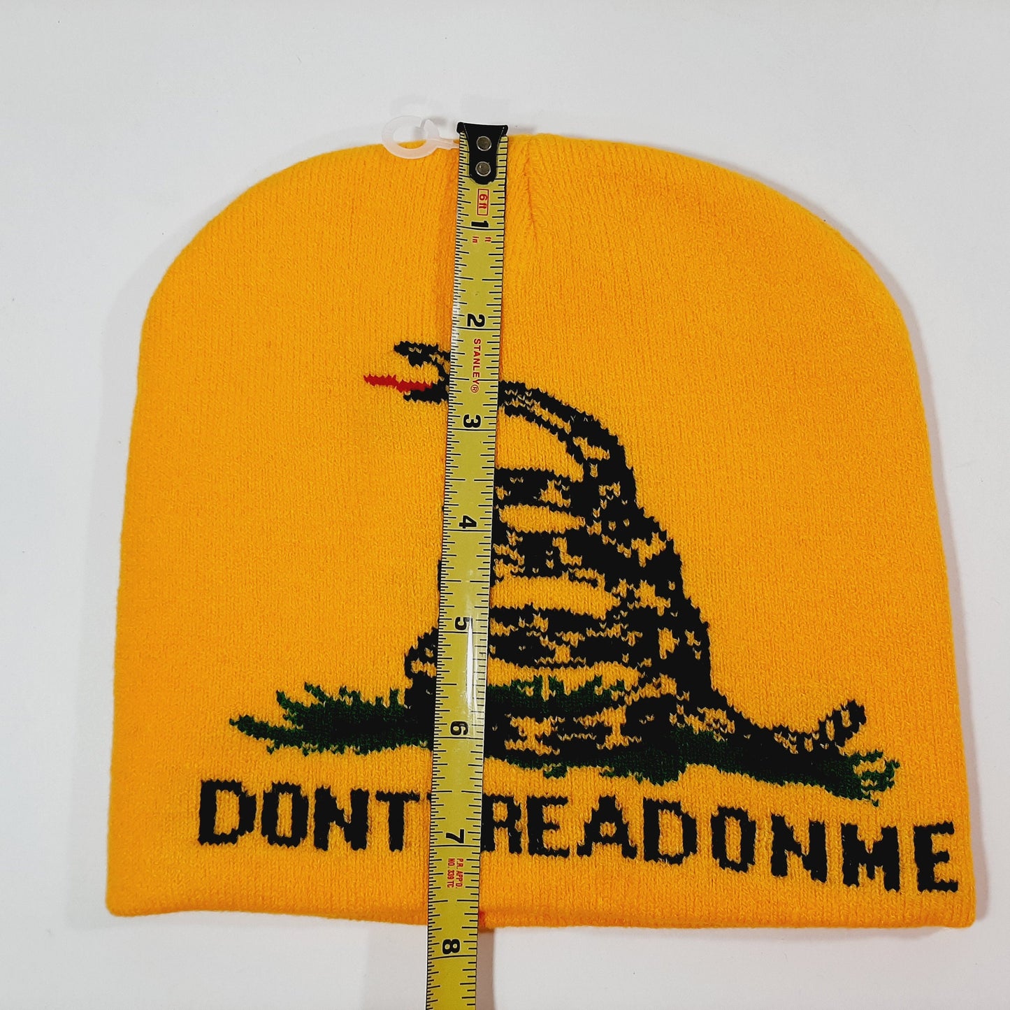 Don't Tread On Me Beanie Watch Cap Yellow
