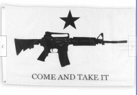 Come and Take it M4 Flag 3'x5' House Banner Brass Grommets fade resistant 3x5