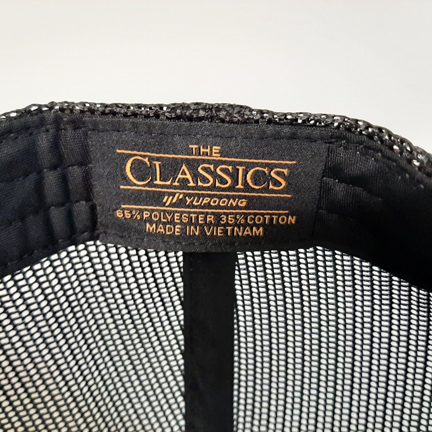 Mopar Yupoong Flat Bill Baseball Cap Mesh Trucker Snapback Hat Black