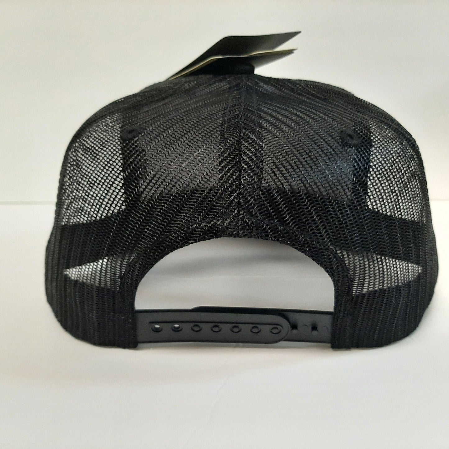 Affliction 3" Patch Flat Bill Mesh Trucker Snapback Baseball Cap Hat Man Black