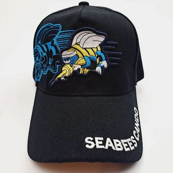 Made In USA U.S. Navy Seabees Baseball Cap - Foto 9