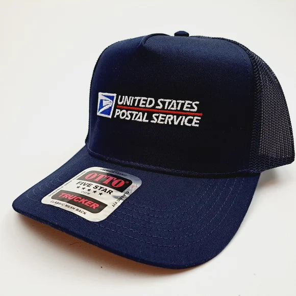 Postal Carrier Postman Post Office Hat Cap Vintage Trucker Mesh