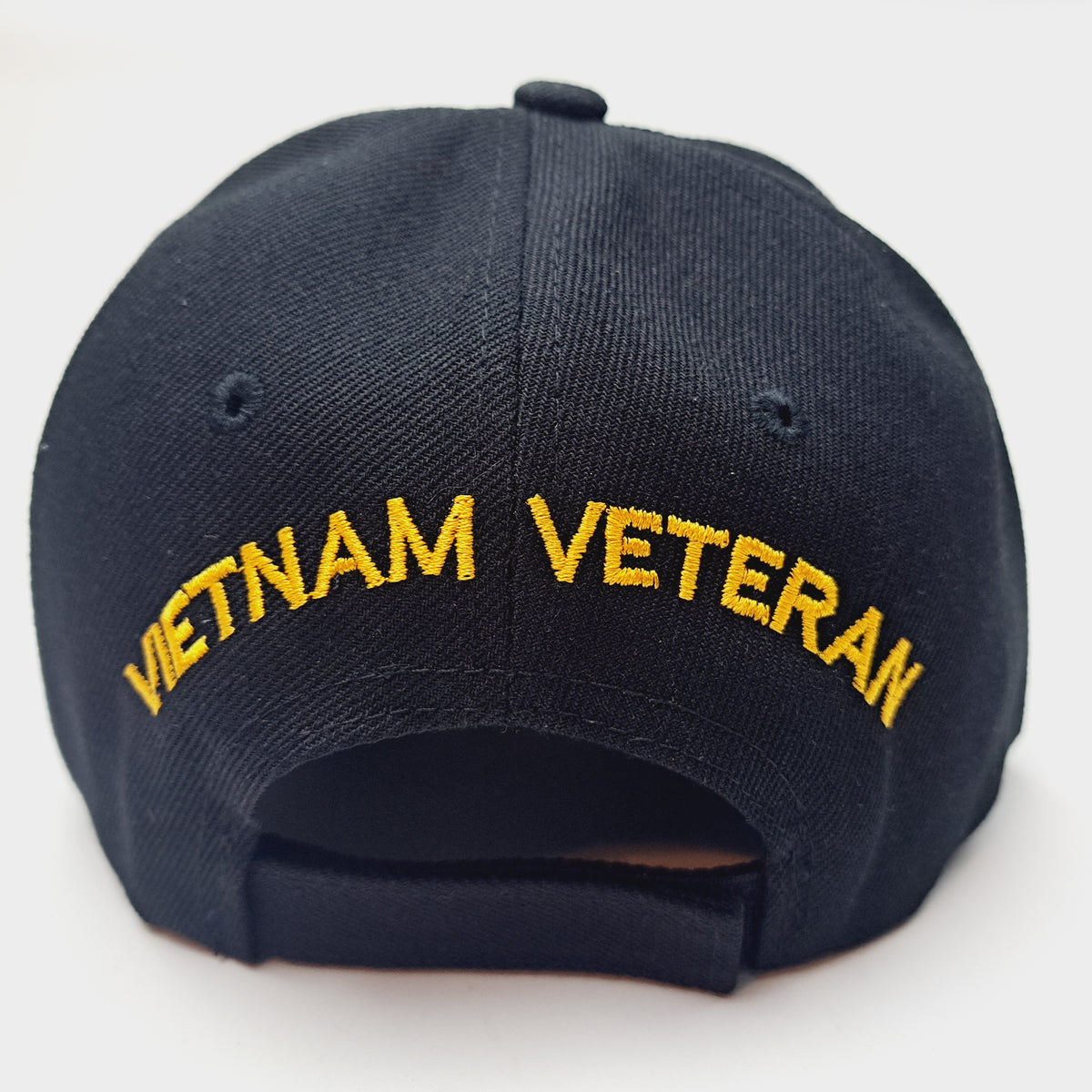 Marines Vietnam Veteran Mens Adjustable Strapback Hat Baseball Cap Embroidered Black