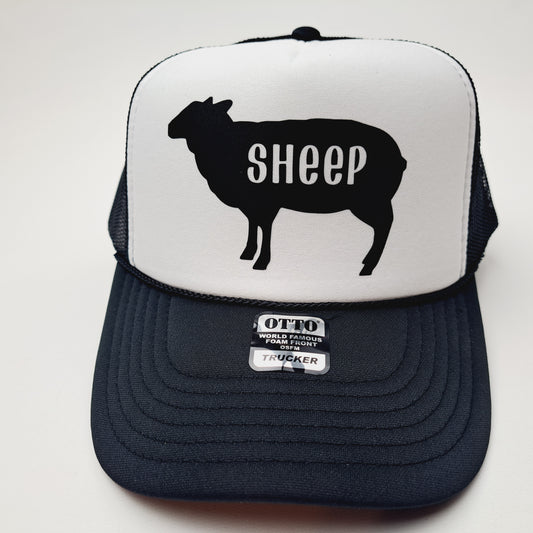 Black Sheep Foam Mesh Trucker Snapback Black