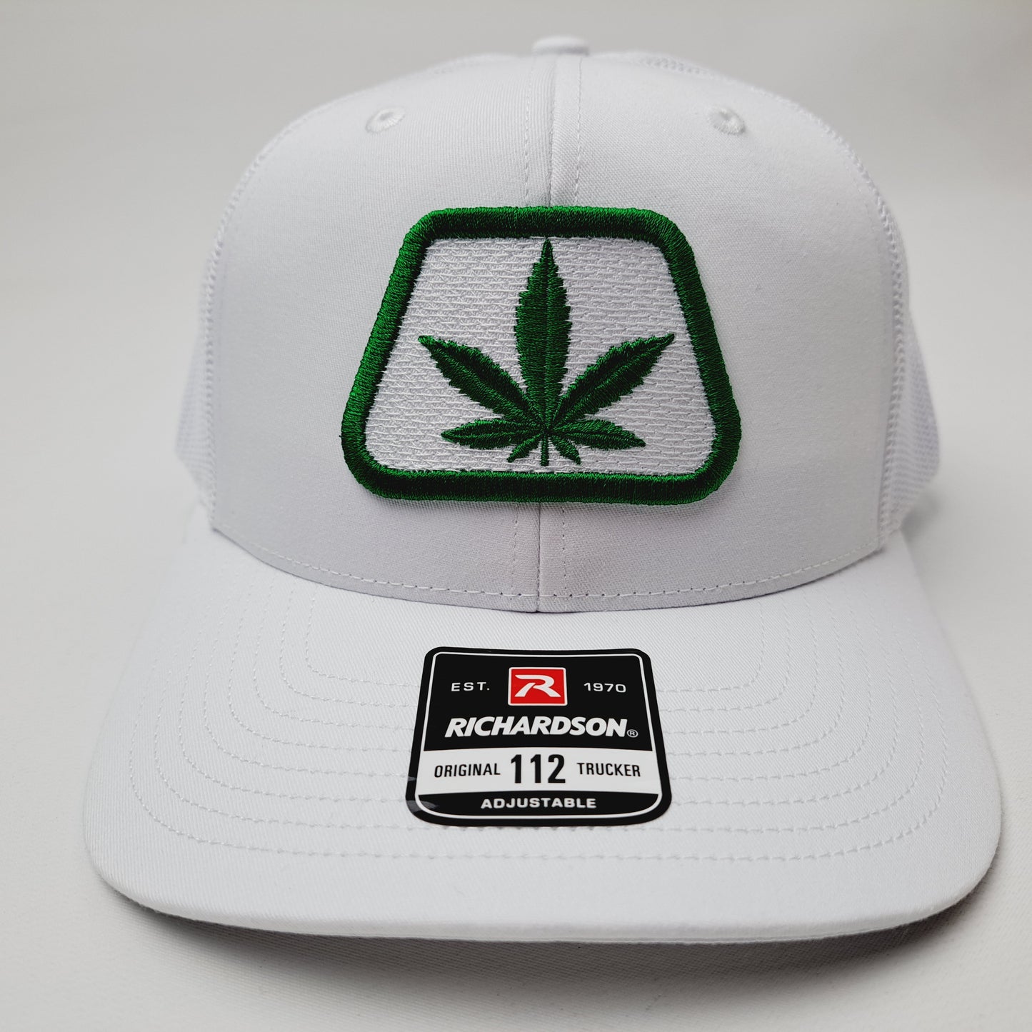 Pioneer Weed Embroidered Patch Richardson 112 Trucker Mesh Snapback Cap Hat