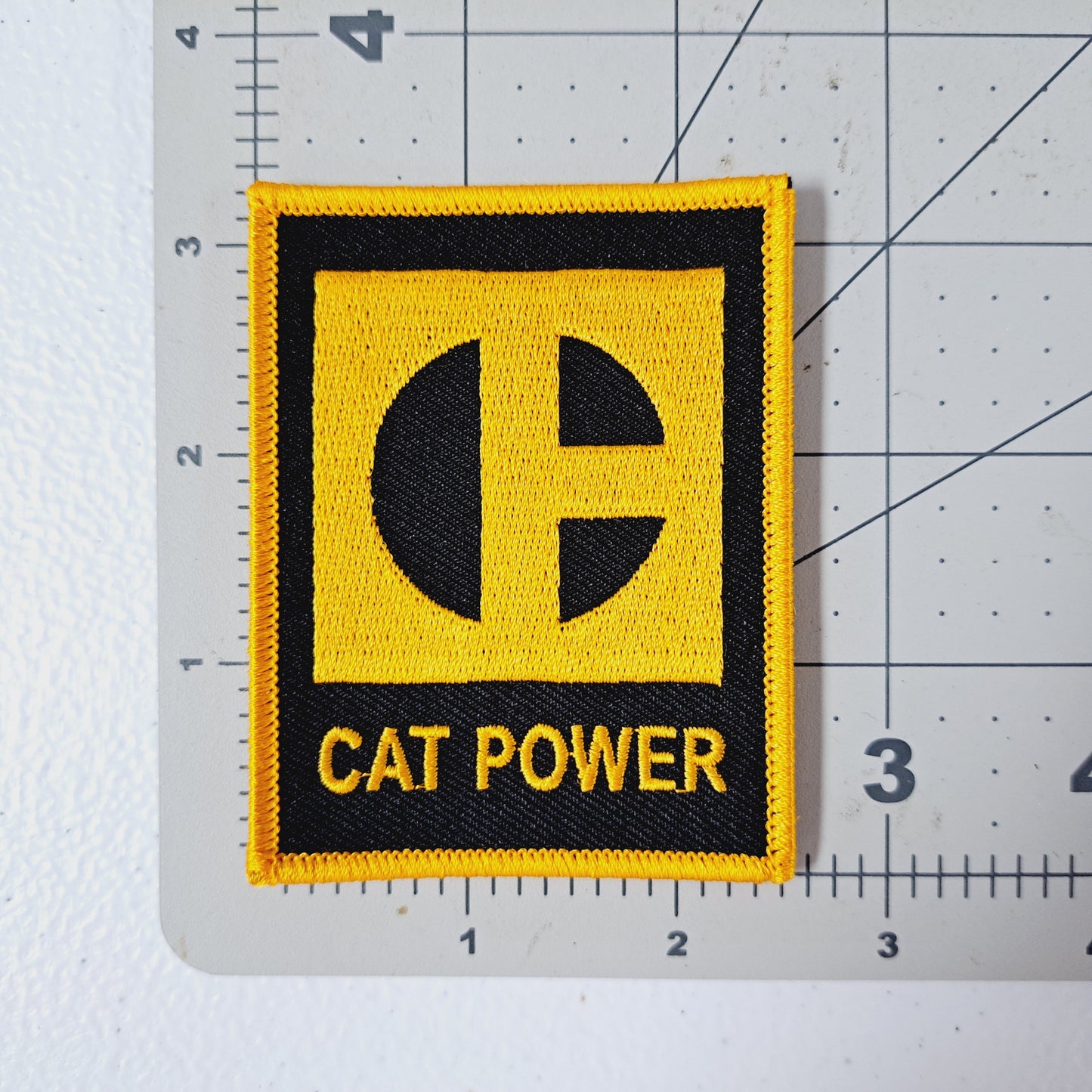 CAT Power Embroidered Patch