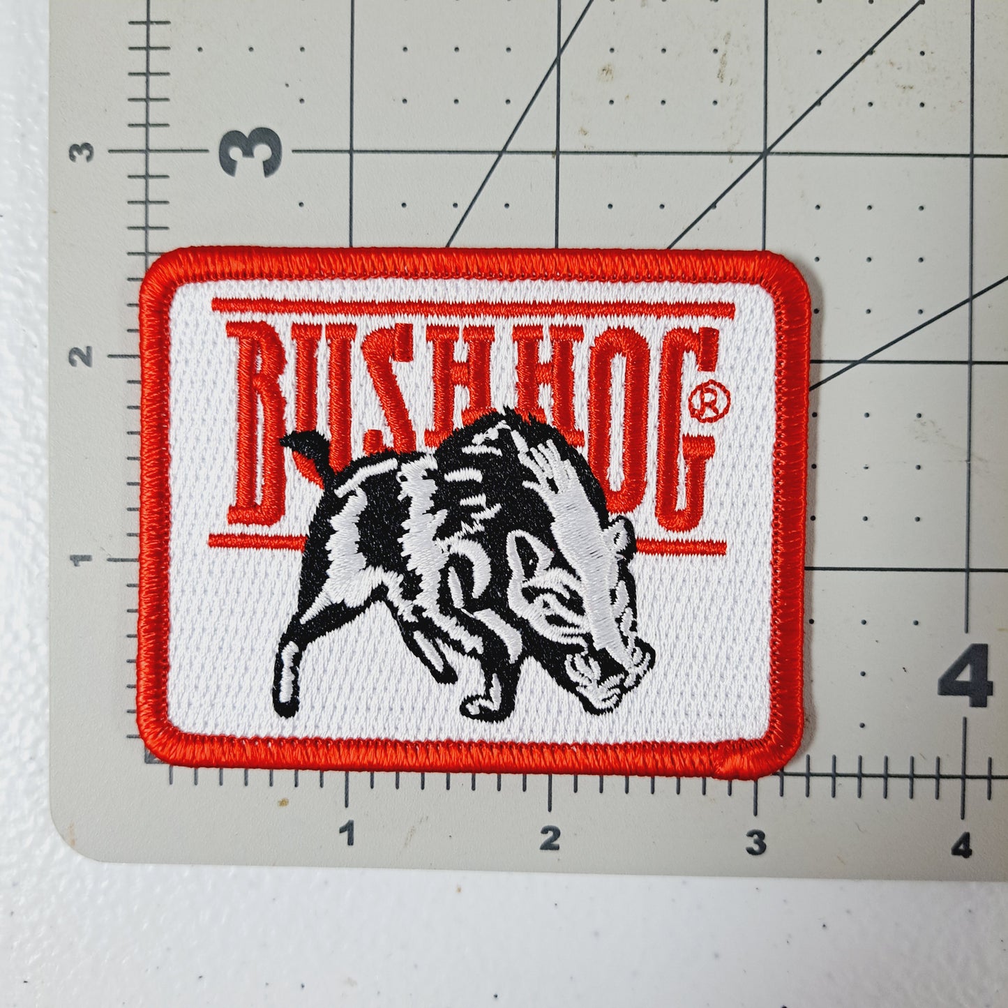 Bush Hog Embroidered Patch