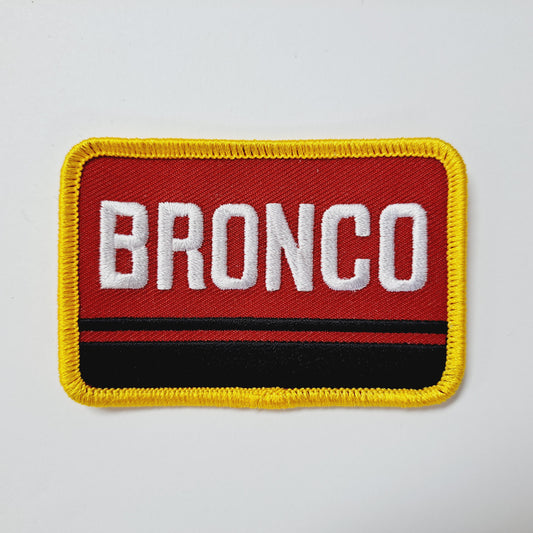 Bronco Embroidered Patch