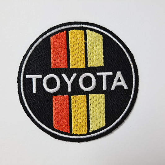 Toyota Embroidered Patch Vintage 3 inch