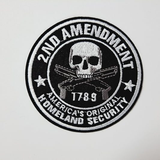 2nd Amendment Embroidered Patch 4 inch