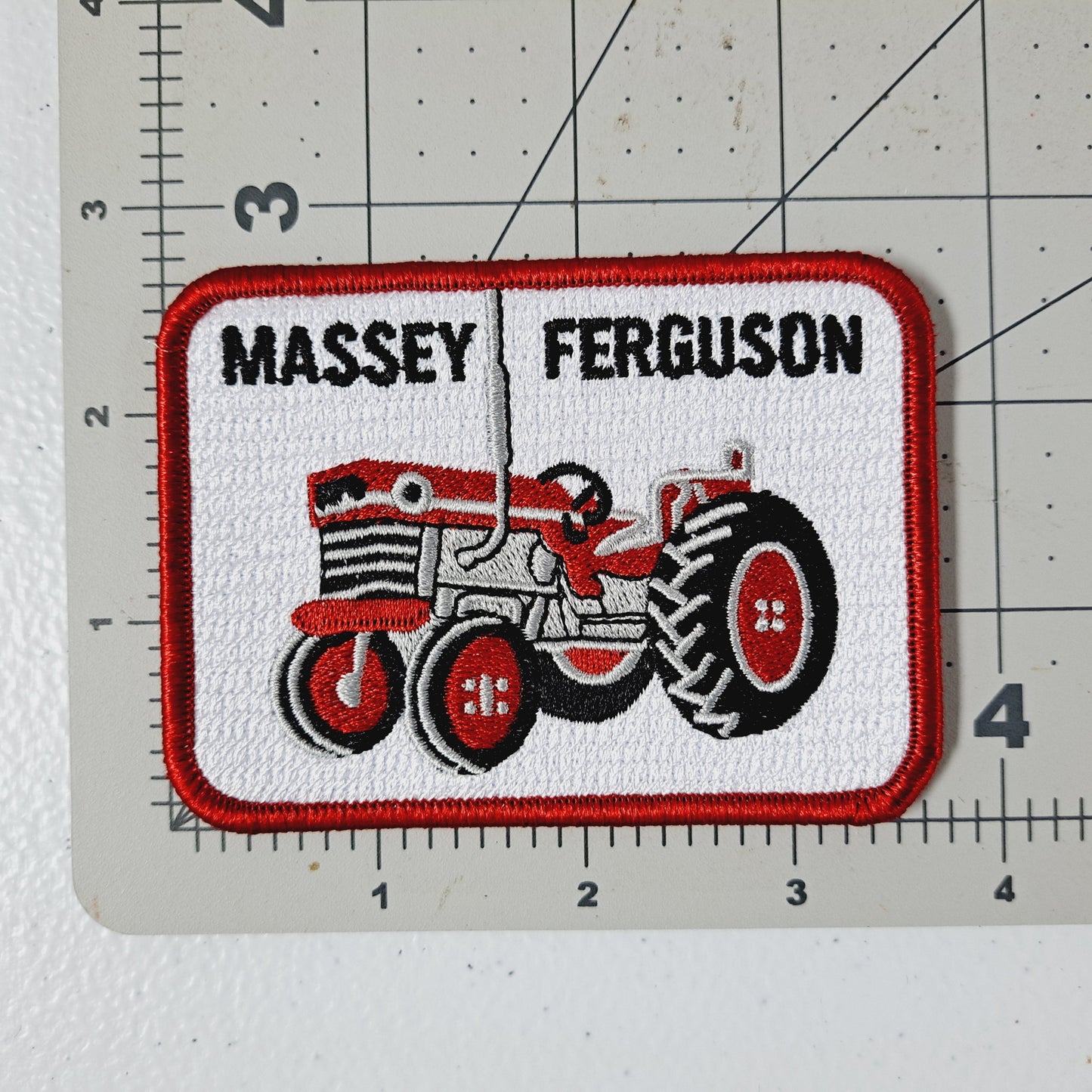 Massey Ferguson Tractor Embroidered Patch