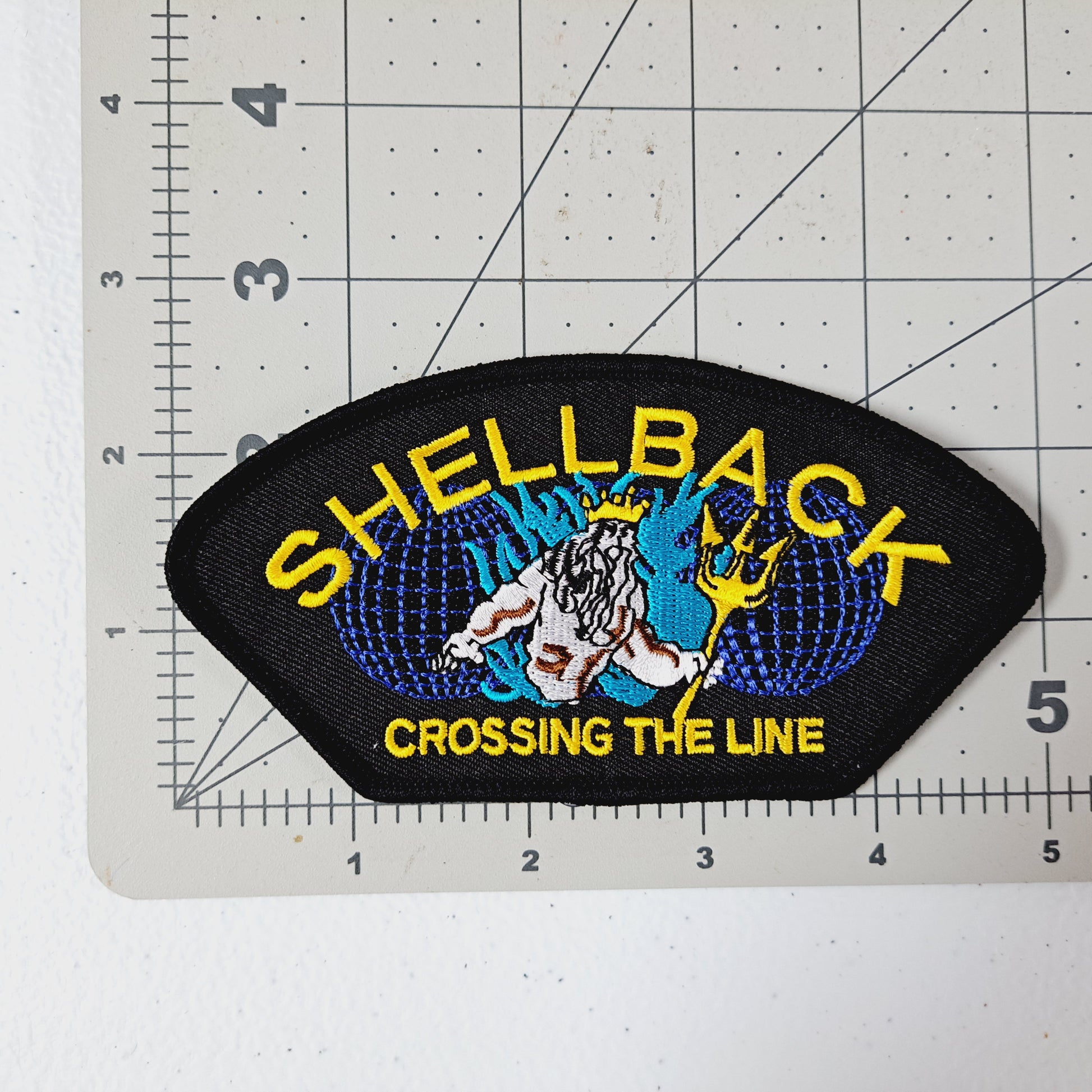 Shellback Crossing the Line Embroidered Patch – Snapitback Hat Company