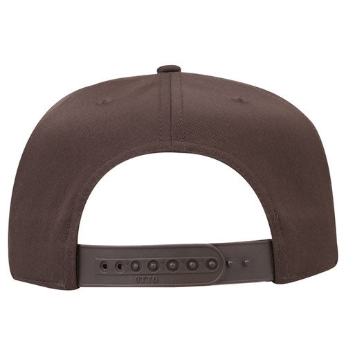 Pilot Point Livestock Auction Pilot Point Texas 5 Panel Snapback Rope Hat Cotton Brown Printed