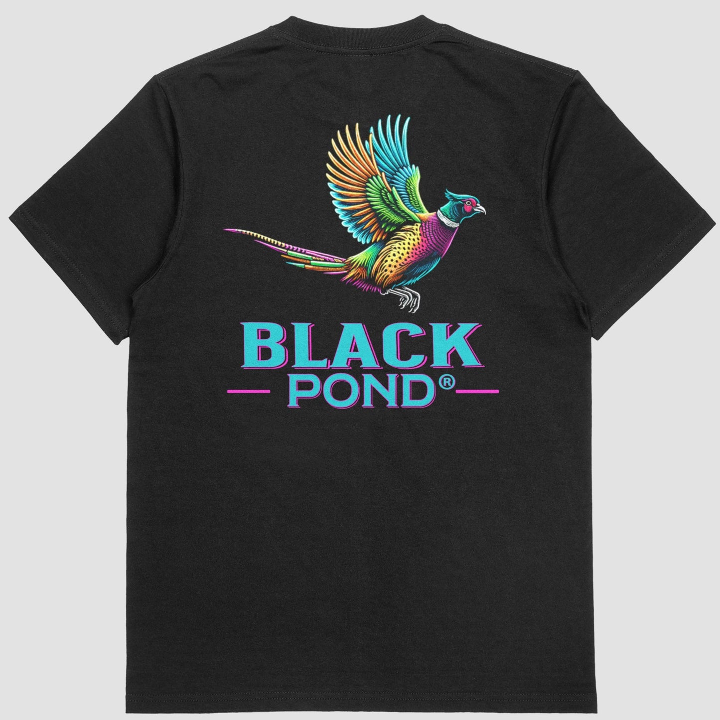 Black Pond "The Flush" Pheasant T-shirt Game Bird Hunting Outdoors