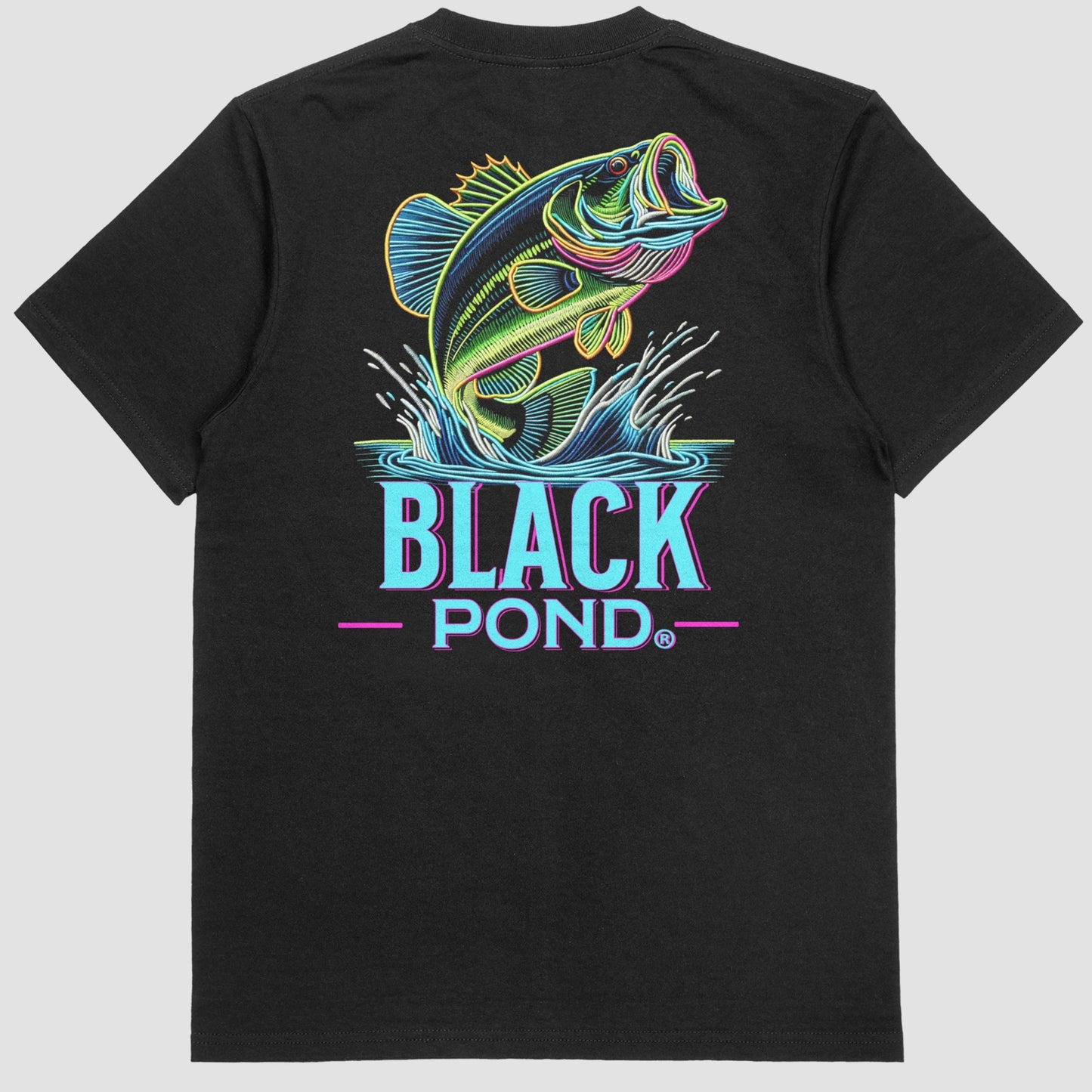 Black Pond "The Lunker" Bass Fishing T-shirt Outdoors