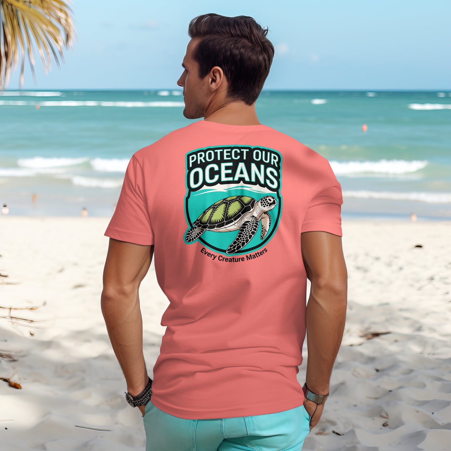 Sea Turtle Protect Our Oceans T-shirt Evry Creature Matters Sea Life