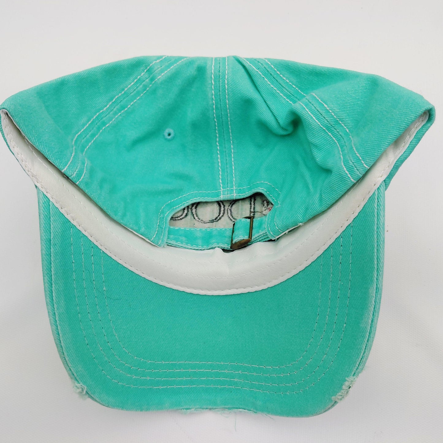 Dog Mom Distressed Adjustable Embroidered Hat Ragged Patch Cap