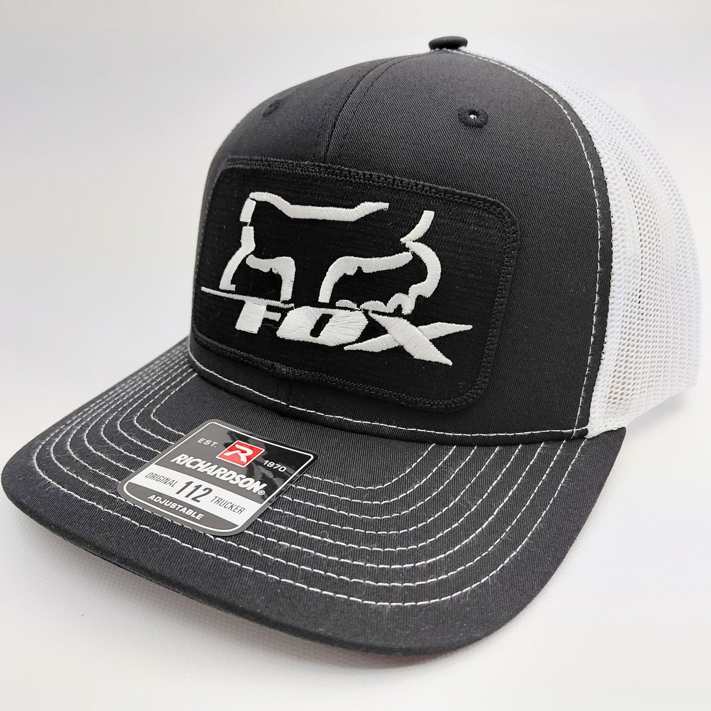 Fox Racing Richardson 112 Trucker Cap Hat Mesh Snapback Embroidered Patch