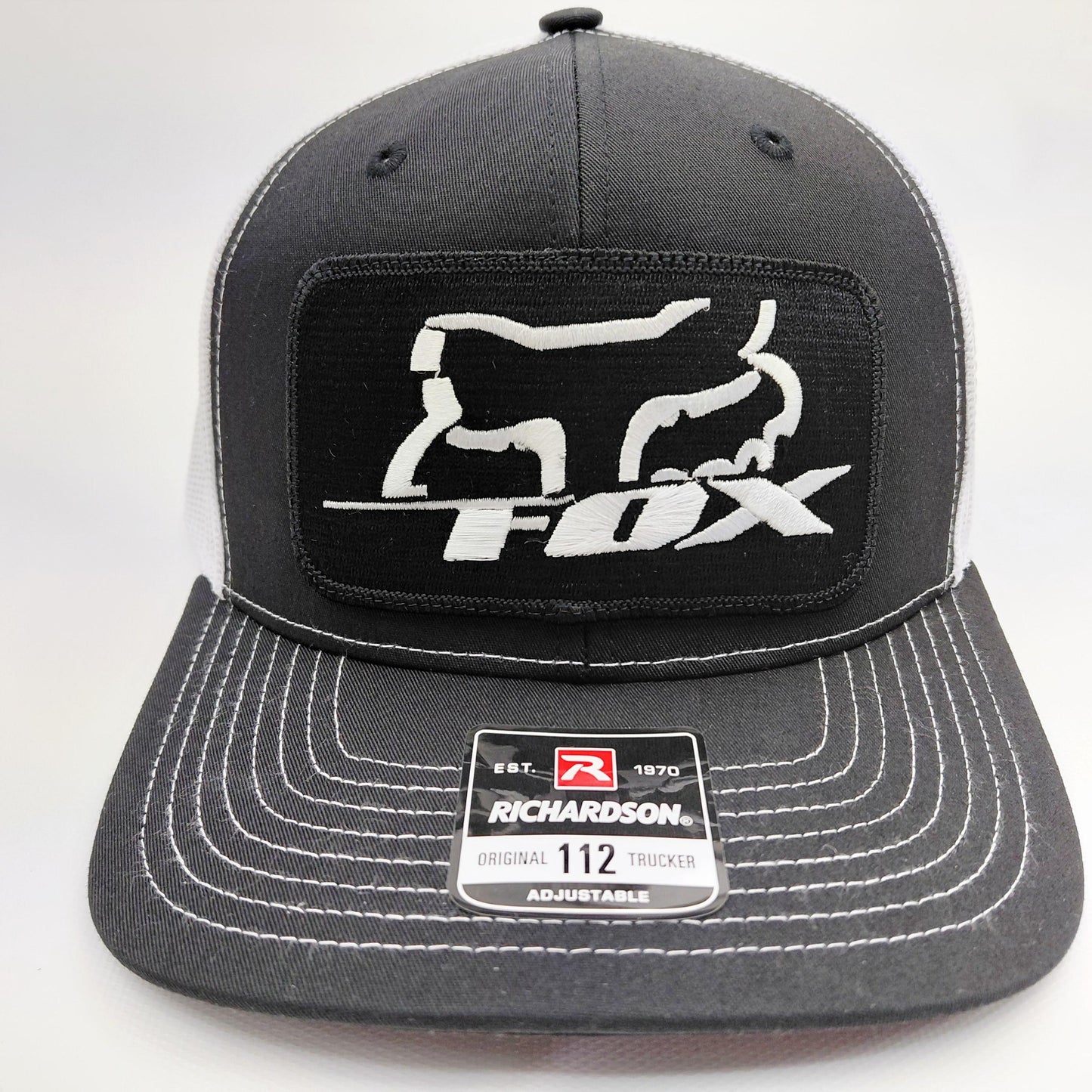 Fox Racing Richardson 112 Trucker Cap Hat Mesh Snapback Embroidered Patch