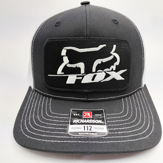 Fox Racing Richardson 112 Trucker Cap Hat Mesh Snapback Embroidered Patch