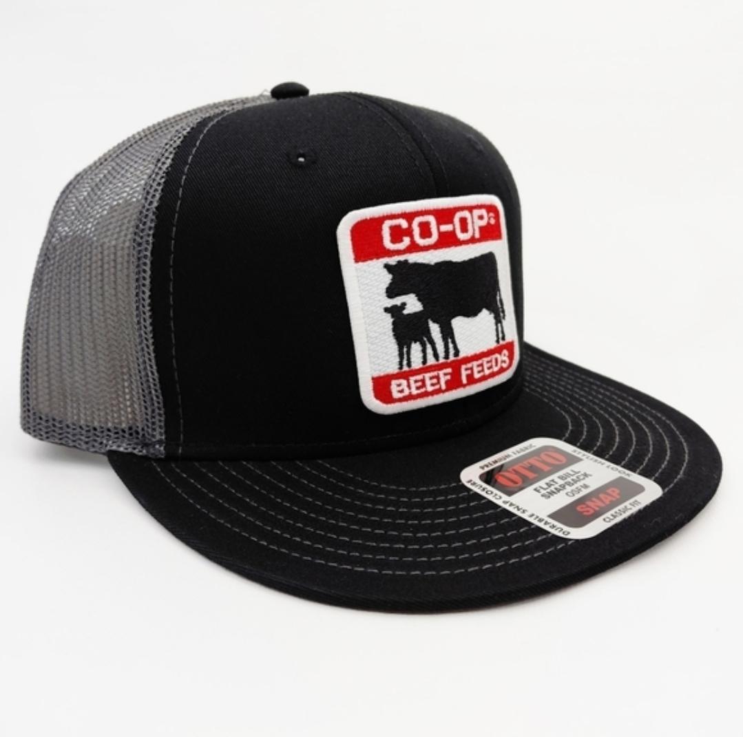 CO-OP Beef Feeds Trucker Cap Hat Mesh Snapback Textured Patch