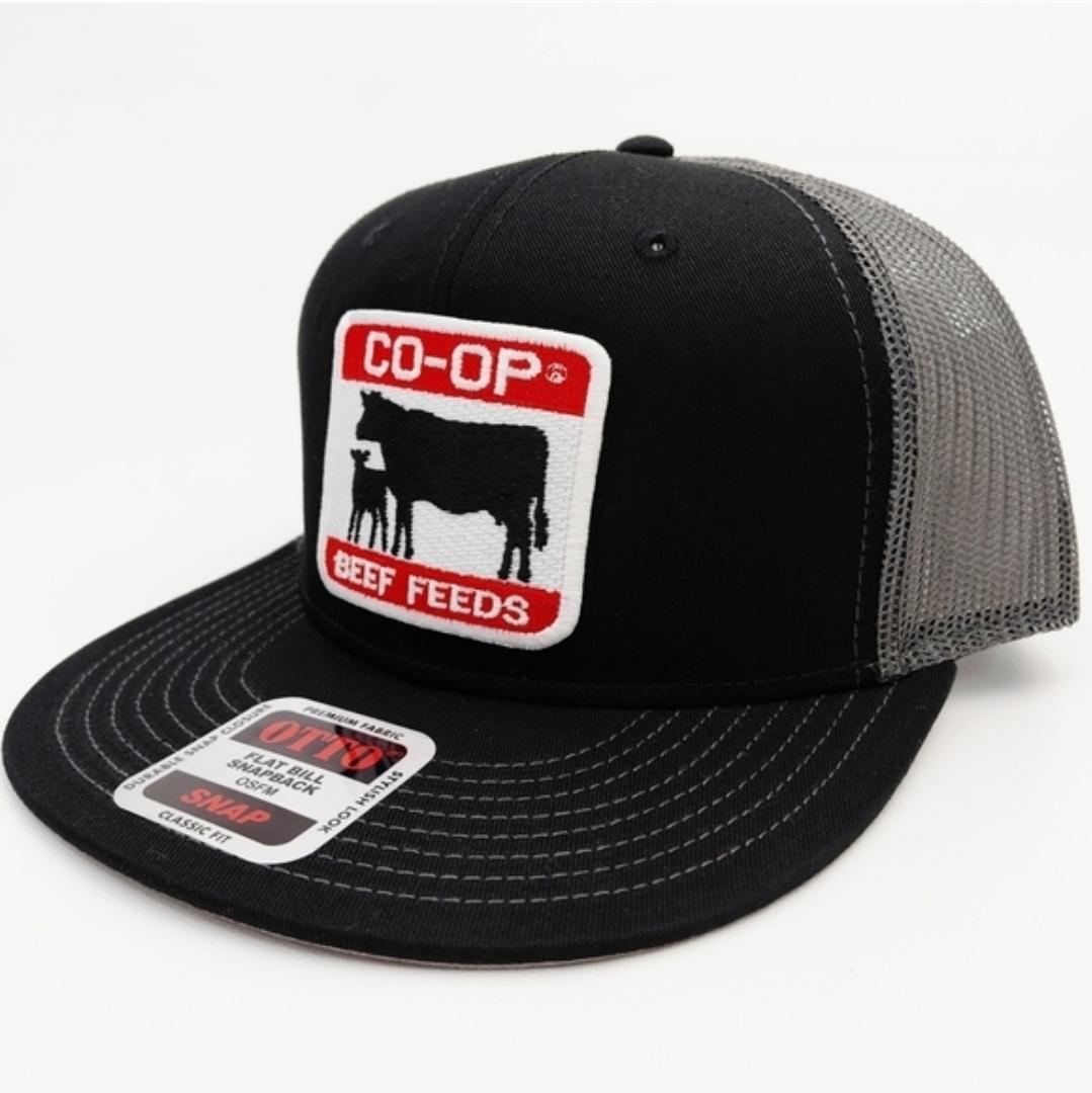 CO-OP Beef Feeds Trucker Cap Hat Mesh Snapback Textured Patch