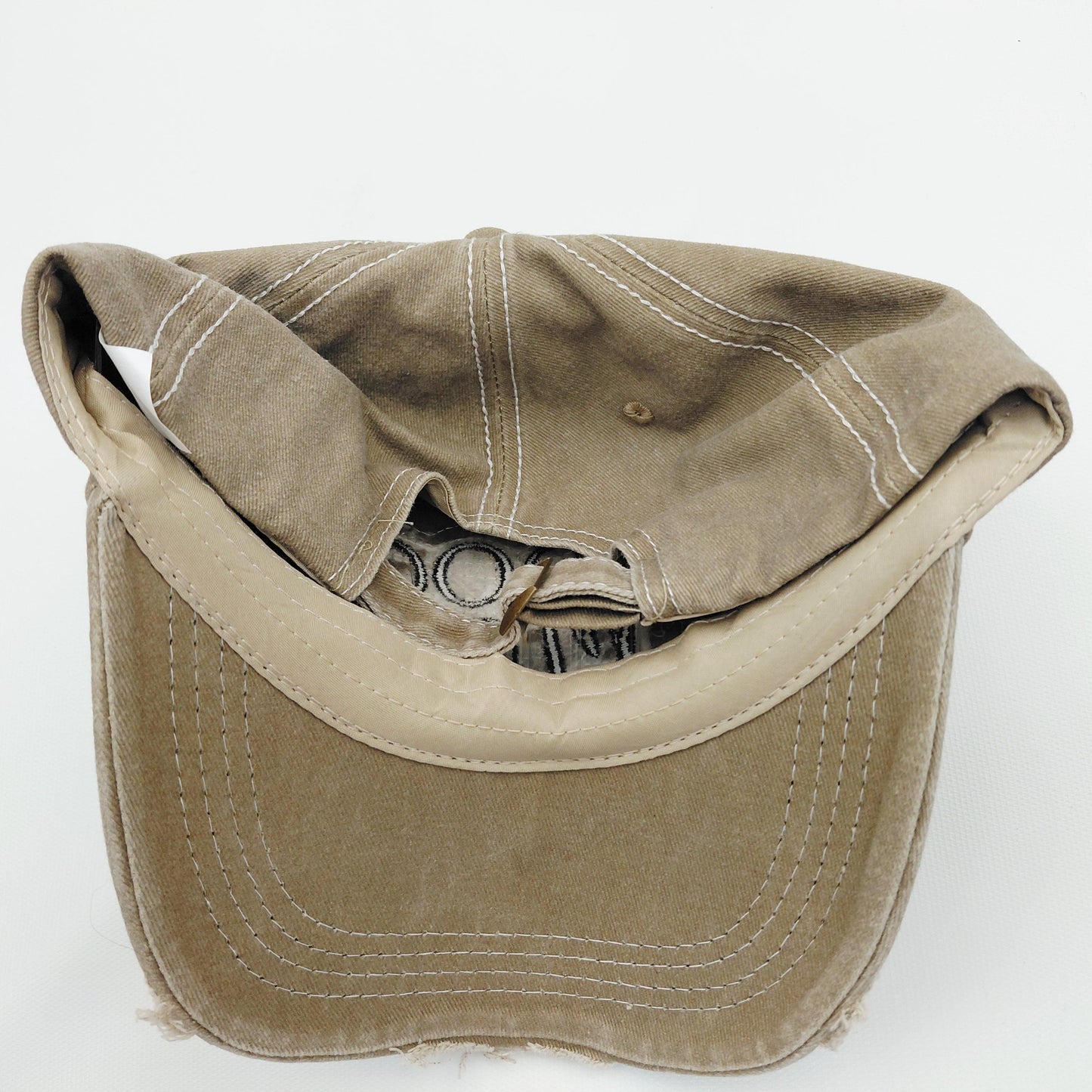 Dog Mom Distressed Adjustable Embroidered Hat Ragged Patch Cap
