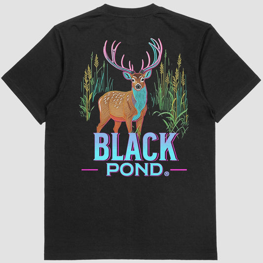 Black Pond "The Rut" Deer Buck Hunting Big Game T-shirt Outdoors