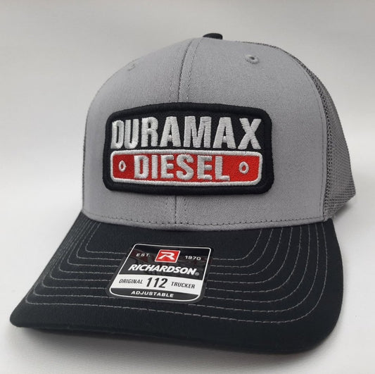 Duramax Diesel Richardson 112 Mesh Snapback Trucker Gray & Black