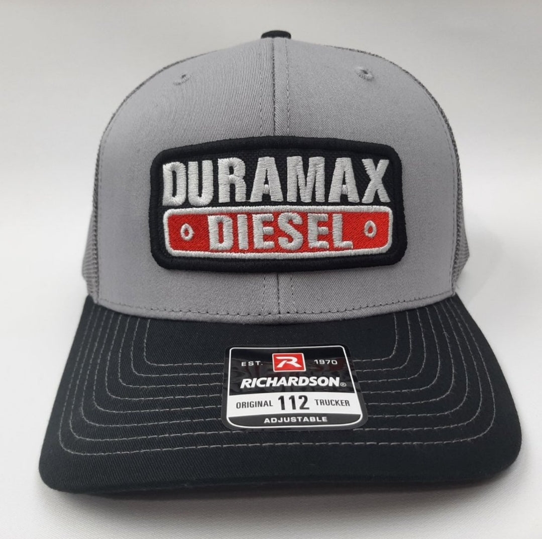 Duramax Diesel Richardson 112 Mesh Snapback Trucker Gray & Black