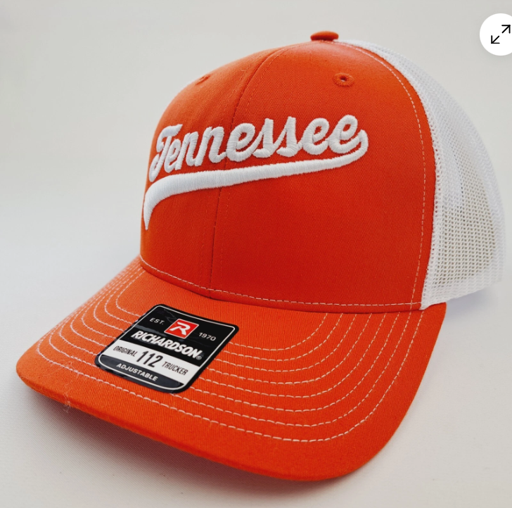 Tennessee Volunteers Football Richardson 112 Mesh Snapback Cap Hat Puff Embroidered