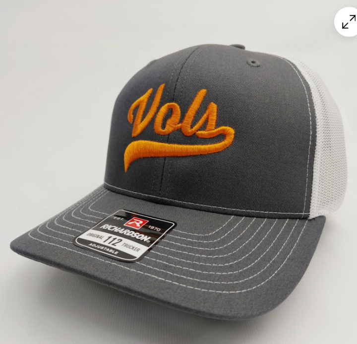 Tennessee Volunteers Football Richardson 112 Mesh Snapback Cap Hat Puff Embroidered