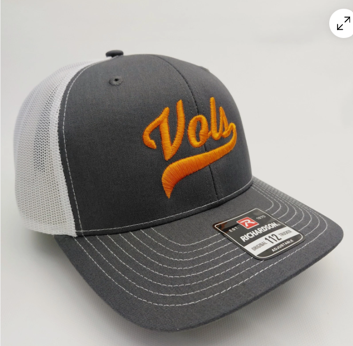Tennessee Volunteers Football Richardson 112 Mesh Snapback Cap Hat Puff Embroidered