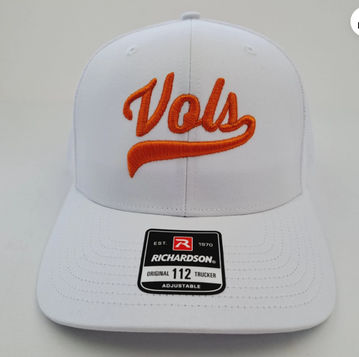 Tennessee Volunteers Football Richardson 112 Mesh Snapback Cap Hat Puff Embroidered